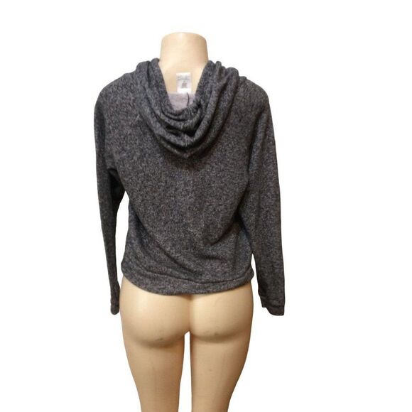 DISNEY Mickey Pullover With Hooded Girl Large Dark Gray Polyester - Picture 2 of 4